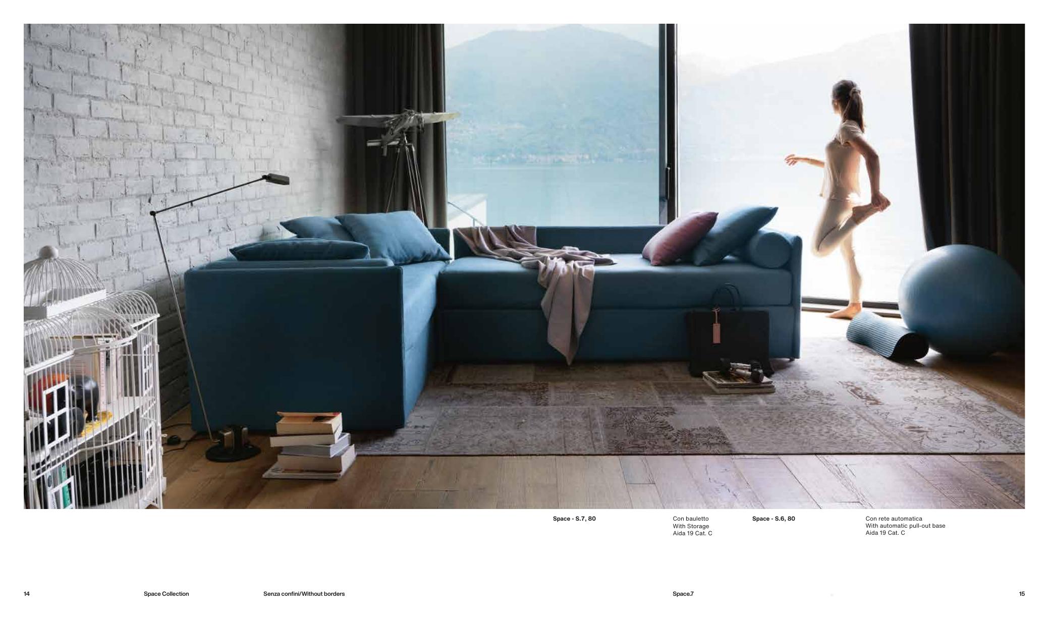 Sistema letto e divano Noctis Space
