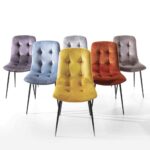 Immagine di una sedia imbottita modello Zara, disponibile in vari colori